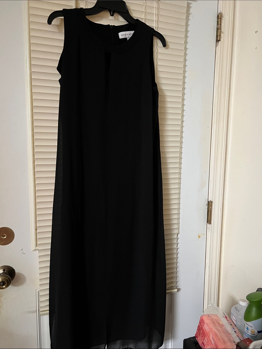 Emma and  Michelle Black Sleeveless Maxi Dress